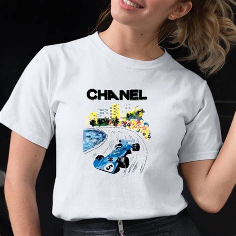 chanel f1 tshirt|chanel's formula 1 tees.